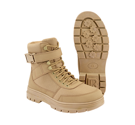 Chaussures tactiques Brandit Buckle 8 œillets microfibre ripstop boucle à clip