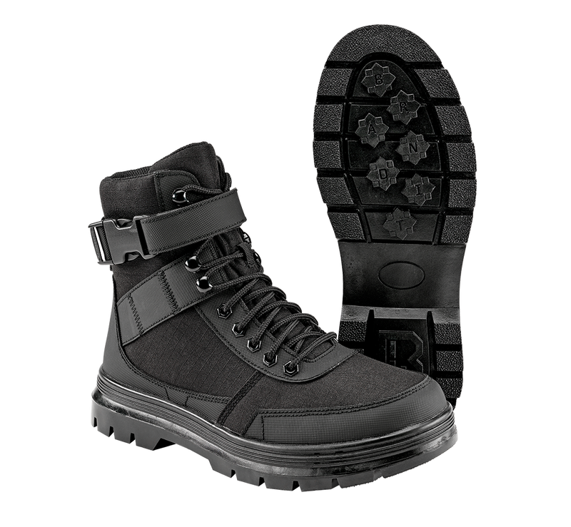 Chaussures tactiques Brandit Buckle 8 œillets microfibre ripstop boucle à clip