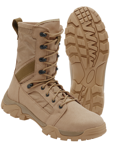 Chaussures tactiques Brandit Defense microfibre et nylon 600D semelle caoutchouc EVA