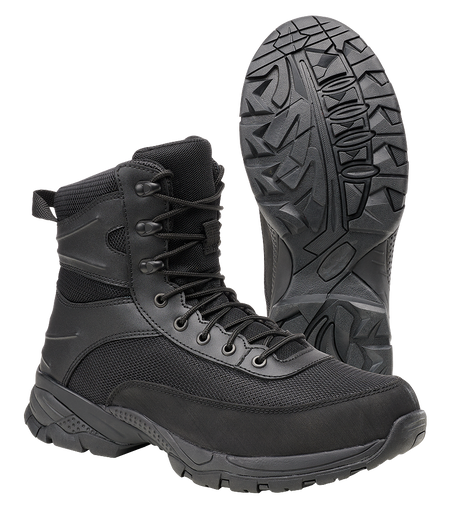 Chaussures tactiques Brandit Next Generation cuir velours et maille semelle nitrile