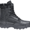 Chaussures tactiques Brandit cuir et nylon glissière latérale isolation Thinsulate