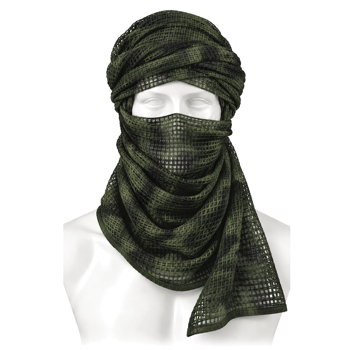 Chèche filet Barracuda OPEX en polyester 190 x 90 cm à maille ajourée