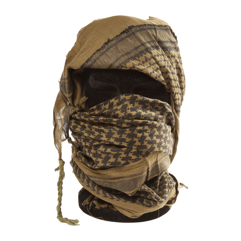 Chèche shemagh Ares, foulard de protection du visage contre la poussière en opération