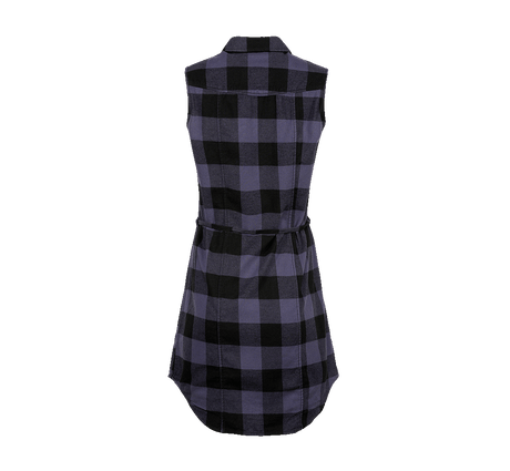 Chemise Brandit Gracey coupe femme à carreaux sans manches deux poches poitrine