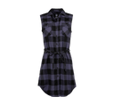 Chemise Brandit Gracey coupe femme à carreaux sans manches deux poches poitrine