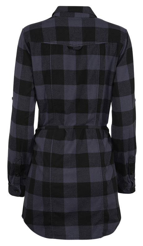 Chemise Brandit Lucy coupe femme à carreaux manches longues deux poches poitrine