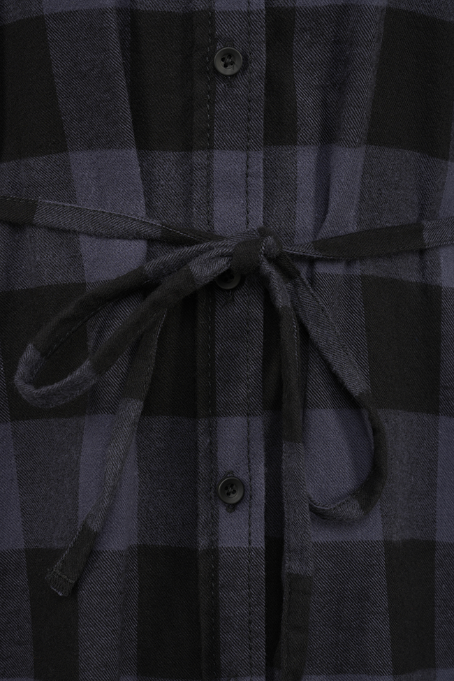 Chemise Brandit Lucy coupe femme à carreaux manches longues deux poches poitrine