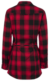 Chemise Brandit Lucy coupe femme à carreaux manches longues deux poches poitrine