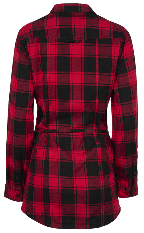 Chemise Brandit Lucy coupe femme à carreaux manches longues deux poches poitrine