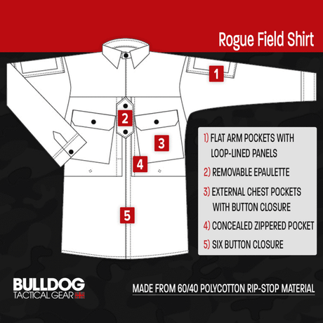 Chemise Rogue Field MK1 (outlet) Bulldog Tactical Gear