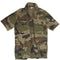 Chemise de campagne à manches courtes de l'armée française, surplus d'occasion