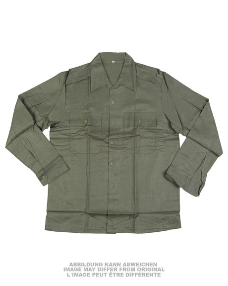 Chemise de campagne de l'armée hongroise, petites tailles, surplus d'occasion, lot de 5