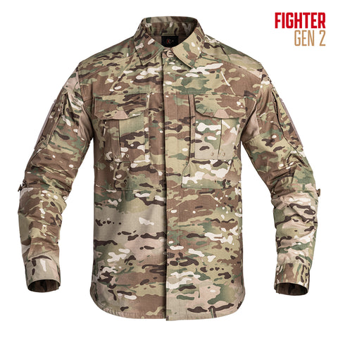 Chemise de combat A10 Equipment FIGHTER GEN 2 MultiCam en NyCo RipStop