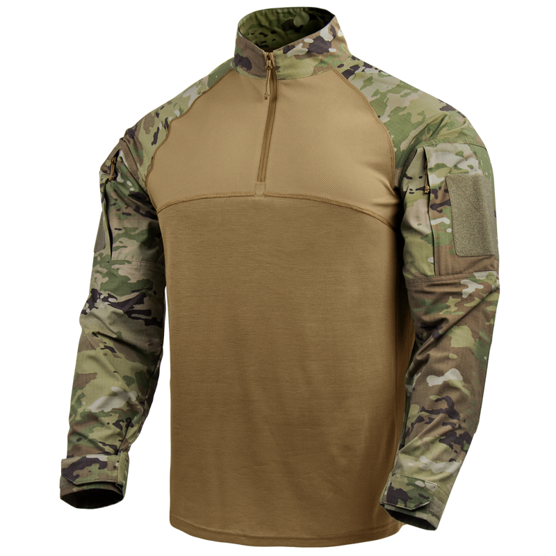 Chemise de combat Condor Combat Shirt Gen II manches longues col à glissière quart de hauteur