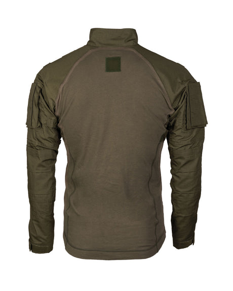 Chemise de combat Mil-Tec Tactical 2.0 en coton et ripstop à inserts filet aux aisselles