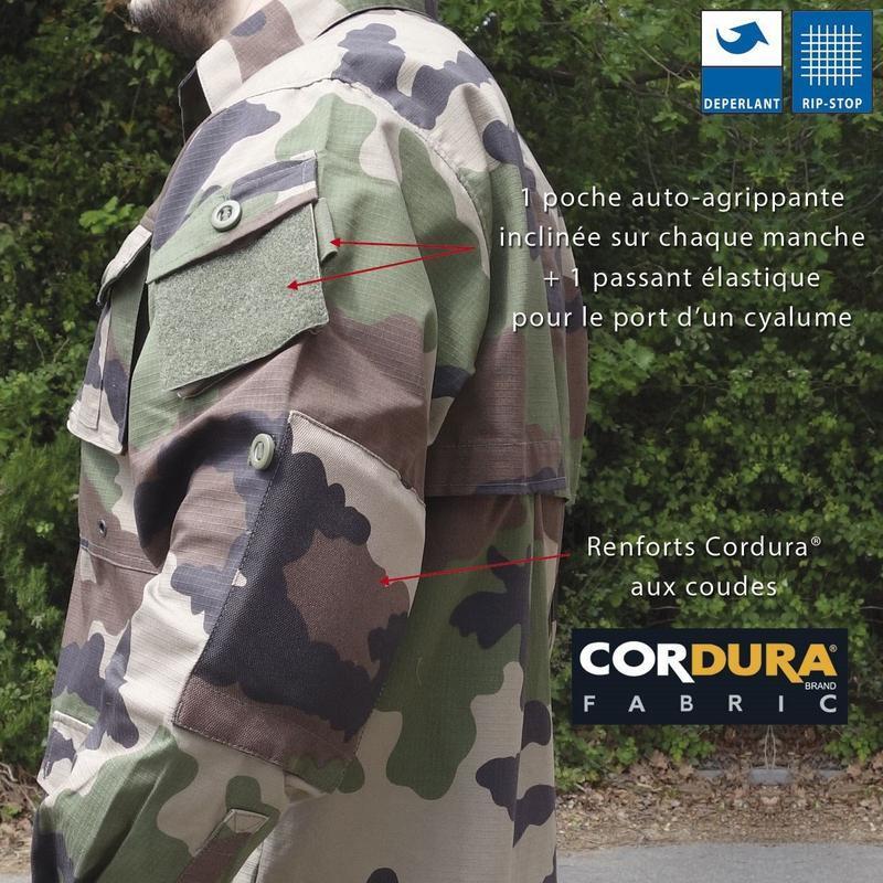 Chemise de combat Opex Guerilla rip-stop 6 poches, coudes renforcés Cordura