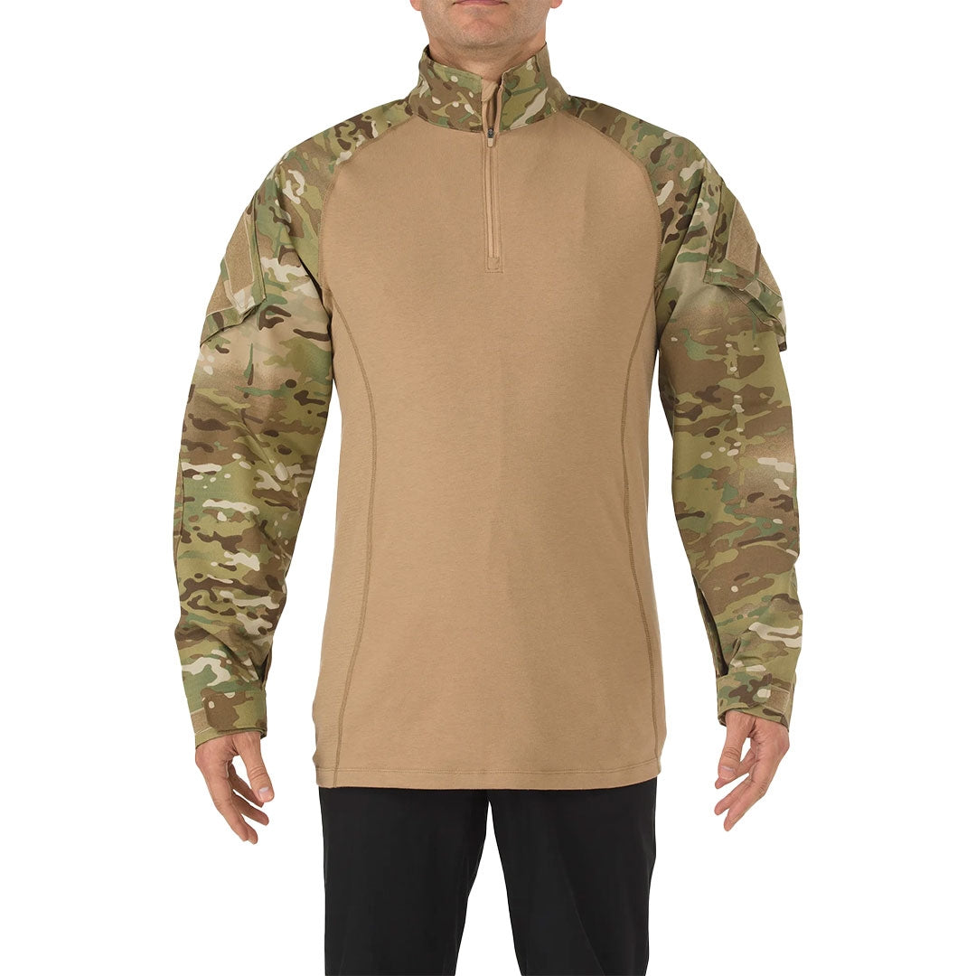 Chemise de combat TDU Rapid Assault 5.11 Tactical ripstop coudes renforcés 500 g