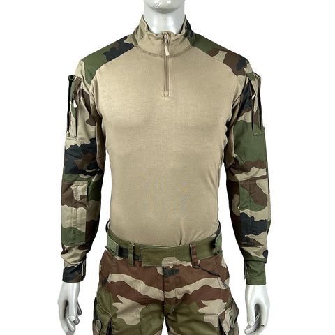 Chemise de combat UBAS Strong Vigilant torse coton extensible manches miniripstop polycoton