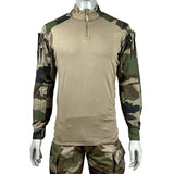 Chemise de combat UBAS Vigilant manches miniripstop polycoton 50/50 et coudes renforcés