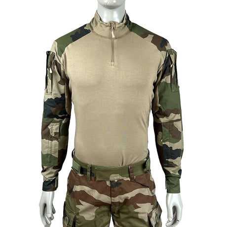 Chemise de combat UBAS Vigilant manches miniripstop polycoton 50/50 et coudes renforcés