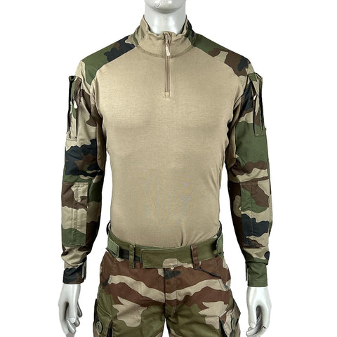 Chemise de combat UBAS Vigilant manches miniripstop polycoton 50/50 et coudes renforcés