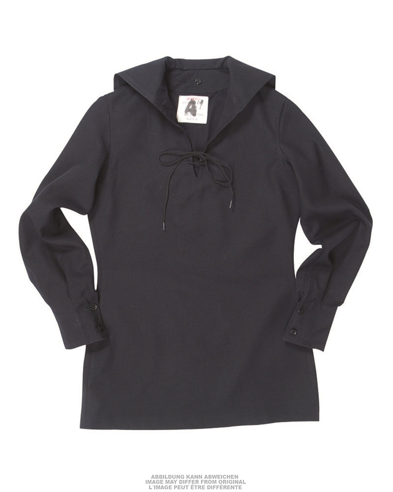 Chemise de marine Bundeswehr en gabardine laine-coton, surplus d'occasion, lot de 10