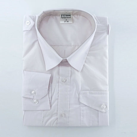 Chemise de service pilote manches longues polycoton 60/40 pattes d'épaules