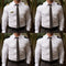 Chemise de service pilote manches longues polycoton 60/40 pattes d'épaules