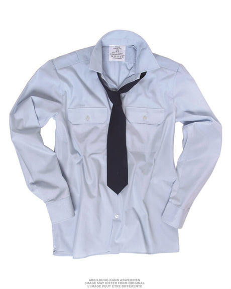 Chemise d'uniforme Bundeswehr à manches longues en coton-polyester, occasion