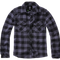 Chemise enfant Brandit à carreaux en flanelle de coton manches longues deux poches