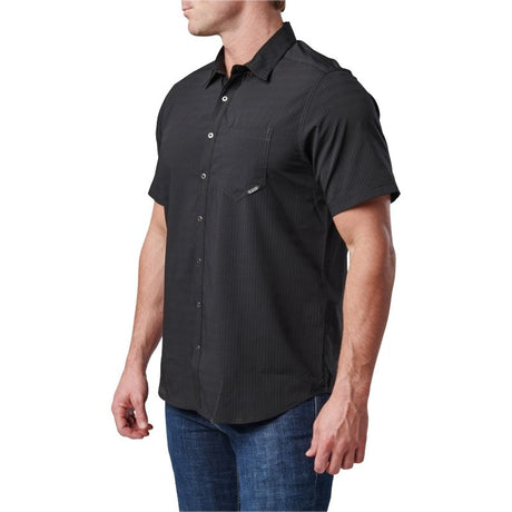 Chemisette Aerial 5.11 Tactical mesh polyester 74 g/m² fermeture Rapidraw discrète
