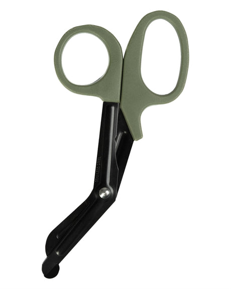 Ciseaux à pansement Mil-Tec 18,5 cm à lame liée titane et bout mousse