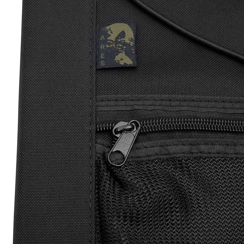 Classeur porte-documents A4 Ares à anneaux avec élastique et poche filet externe