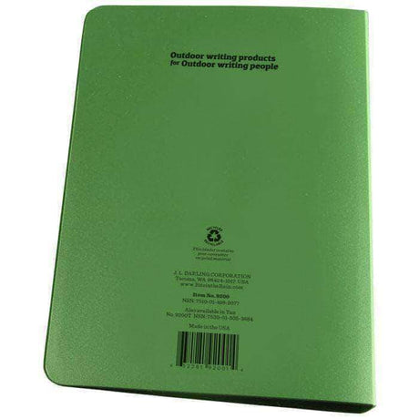 Classeur six anneaux Rite In The Rain en Polydura 14,3 × 20 cm pour feuilles 12 × 18 cm