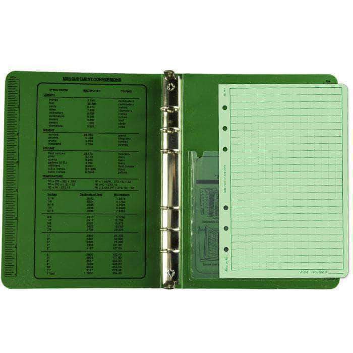 Classeur six anneaux Rite In The Rain en Polydura 14,3 × 20 cm pour feuilles 12 × 18 cm