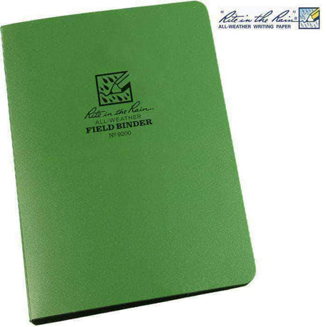 Classeur six anneaux Rite In The Rain en Polydura 14,3 × 20 cm pour feuilles 12 × 18 cm