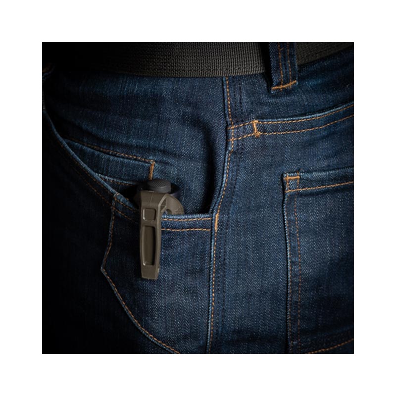 Clip de poche Thyrm Low Profile Carry pour lampes d'un pouce de diamètre compatible MOLLE