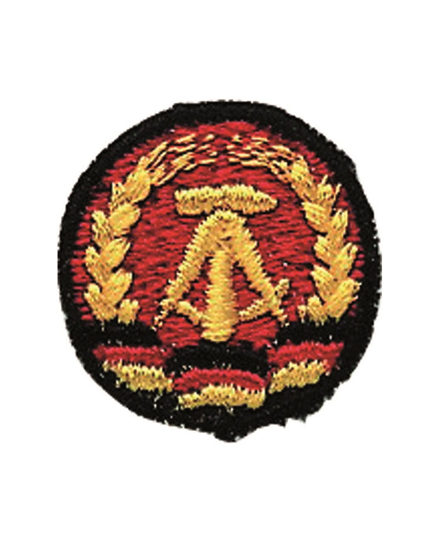 Cocarde de coiffure en tissu de l'armée est-allemande, pièce de rechange