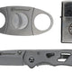 Coffret Smith & Wesson couteau pliant lame 76 mm briquet et coupe-cigare
