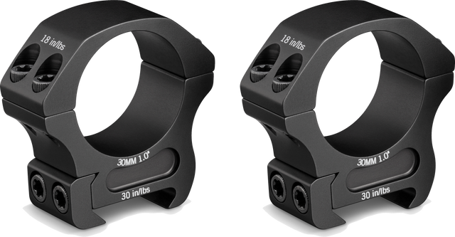 Colliers 30mm Vortex Pro Series 140 g pour la reprise d'optique sur rail, sans usinage