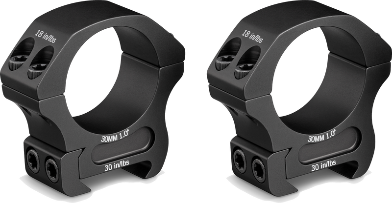 Colliers 30mm Vortex Pro Series 140 g pour la reprise d'optique sur rail, sans usinage