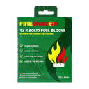 Combustible solide BCB FireDragon boîte de 12 blocs de 27 g à l'éthanol dénaturé