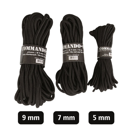 Corde Mil-Tec Commando polypropylène diamètre 5 mm rouleau de 15 m (non certifiée escalade)