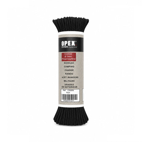 Corde para OPEX polypropylène tressé diamètre 3 mm longueur 15 m pour haubanage