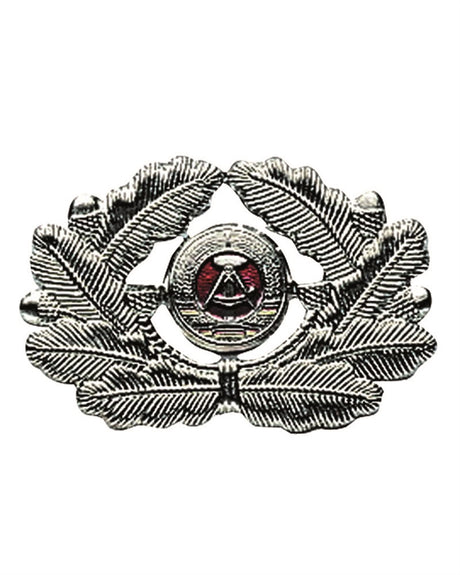 Couronne de casquette d'officier des forces terrestres est-allemandes