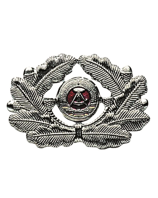 Couronne de casquette d'officier des forces terrestres est-allemandes