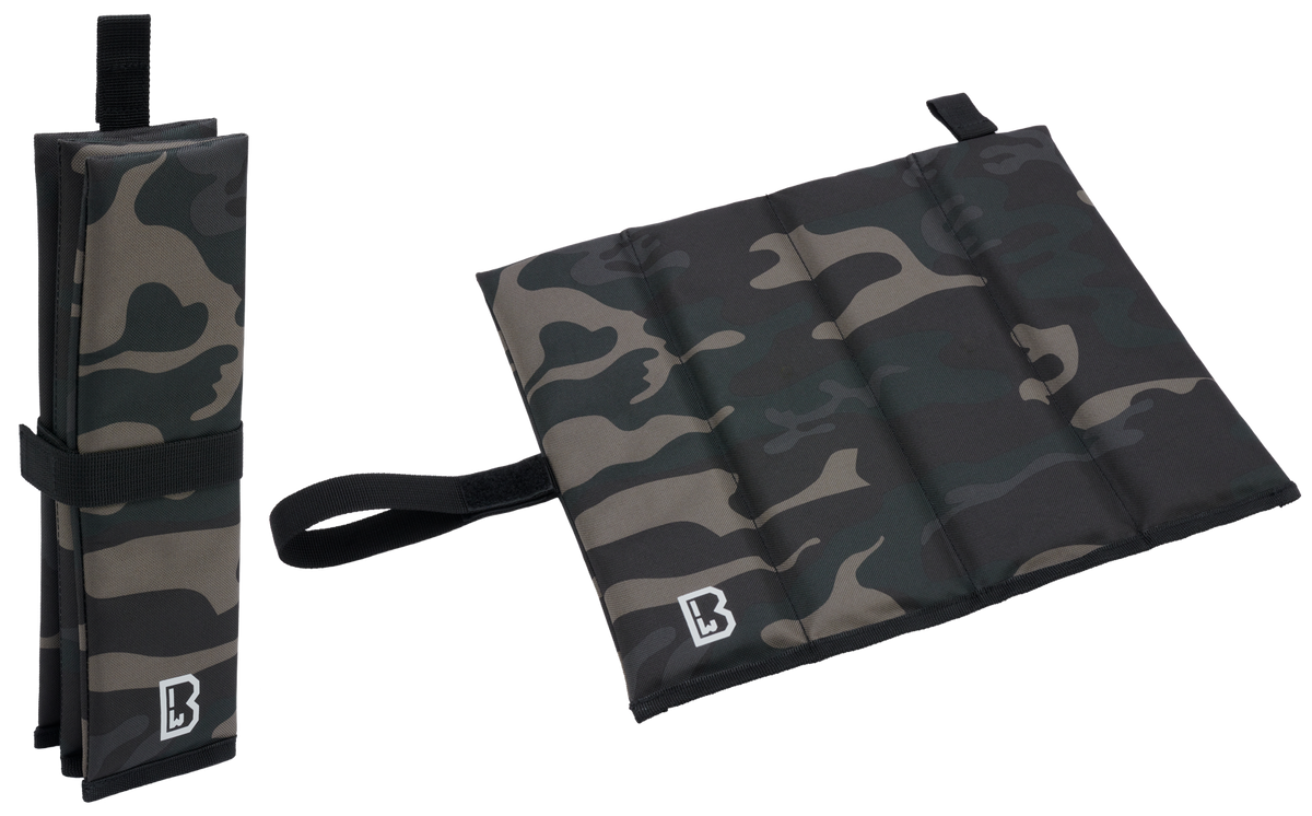 Coussin d'assise pliable Brandit Sit Mat 31 x 9 x 6 cm polyester enduit garni de mousse