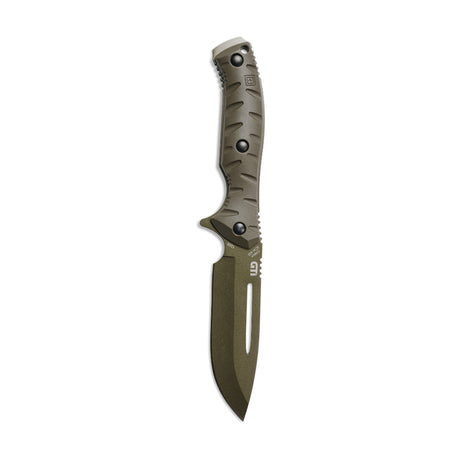 Couteau à lame fixe 5.11 Tactical CFK 4 pleine soie 10,16 cm plaquettes FRN démontables