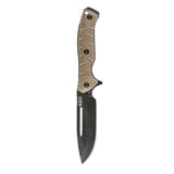 Couteau à lame fixe 5.11 Tactical CFK 4 pleine soie 10,16 cm plaquettes FRN démontables