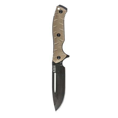 Couteau à lame fixe 5.11 Tactical CFK 4 pleine soie 10,16 cm plaquettes FRN démontables
